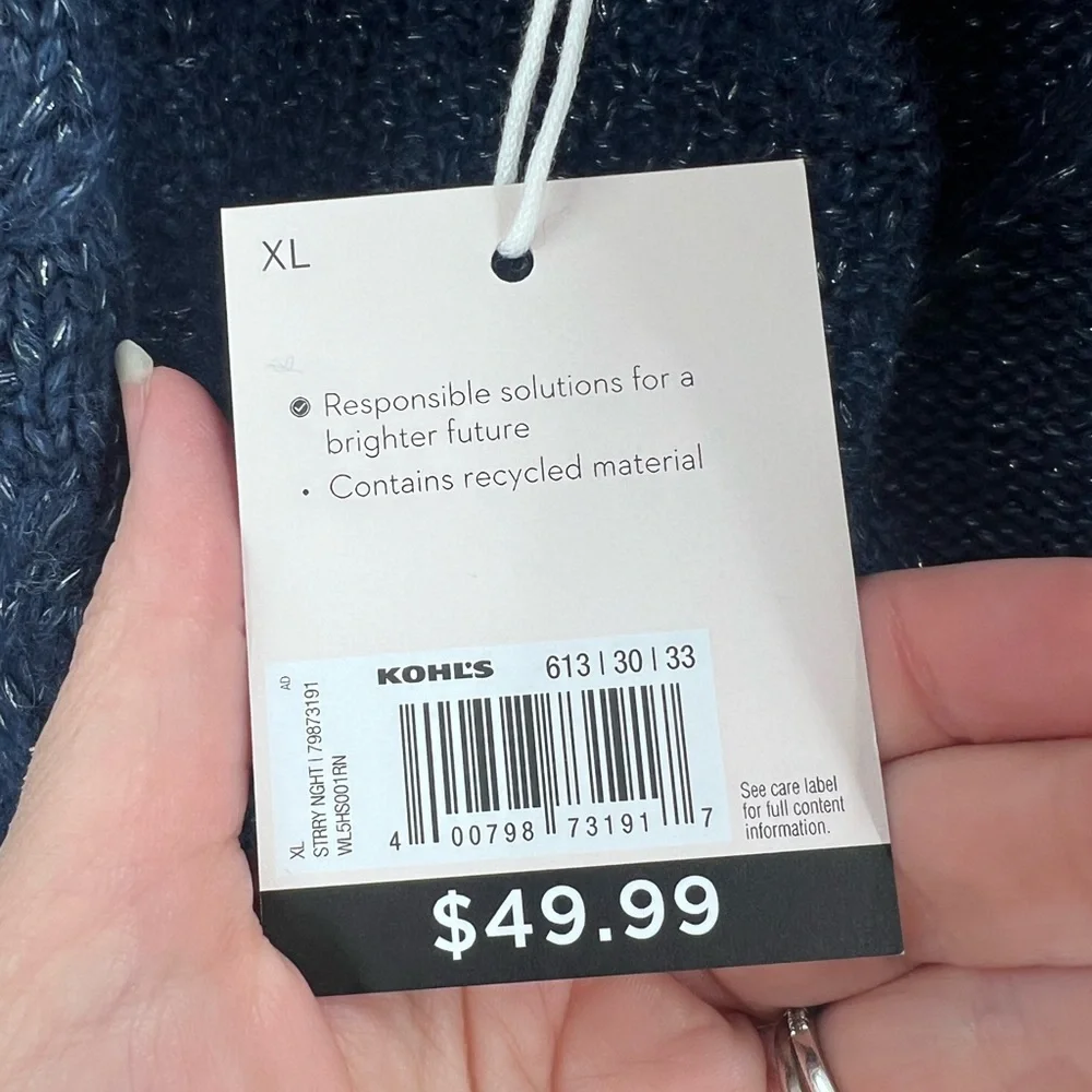 LC Lauren Conrad turtleneck sweater new XL - Picture 9 of 14